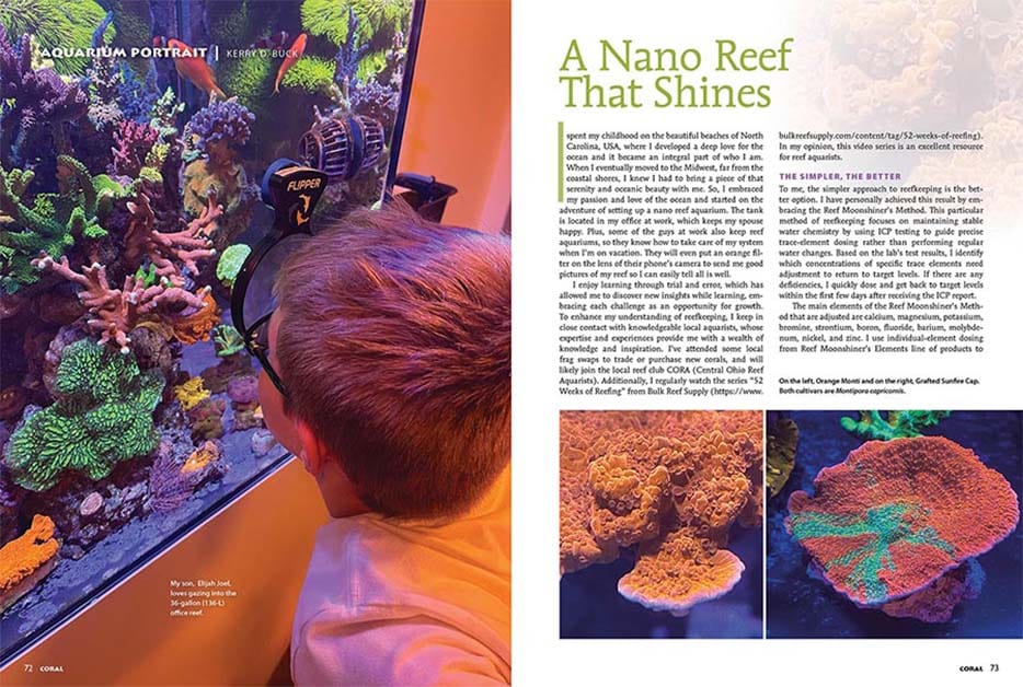 Breeding Breakthroughs / CORAL Magazine: Kerry D. Buck Aquarium